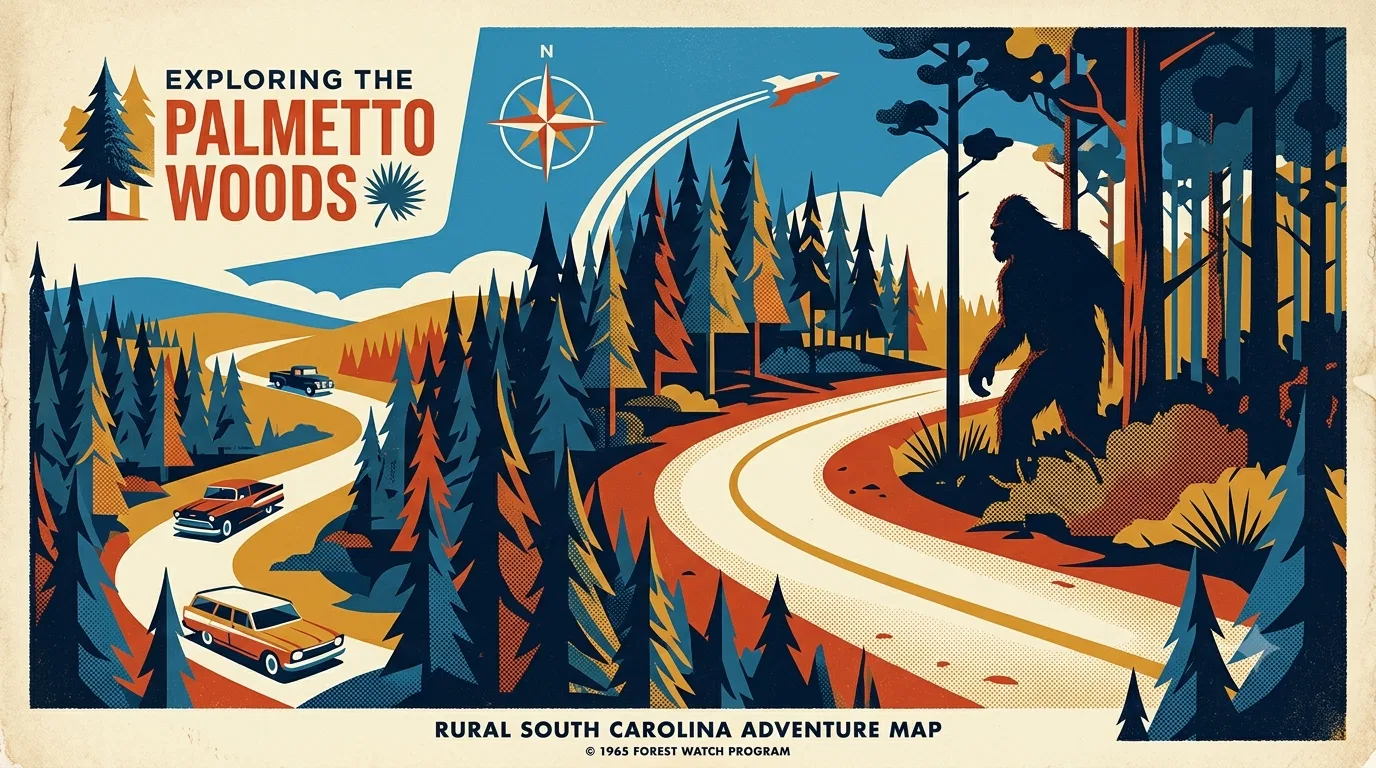 Overview image for Where Do South Carolina Bigfoot Reports Cluster?
