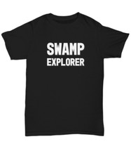 Listing image for Swamp Shirt Gator Hunter T-Shirt Funny Gift for Rougarou Explorer Alligator Hunt