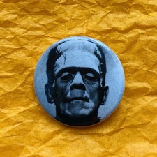 Listing image for Frankenstein 25mm Pin Badge Boris Karloff Horror Monster