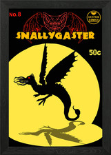 Listing image for snallygaster vintage comic Framed Wall Art Poster Canvas Print Picture