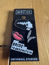 Listing image for Universal Monsters The Bride of Frankenstein Pin Set