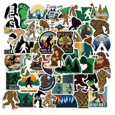 Listing image for 50X Bigfoot Sasquatch Jungle Mountain Stickers Scrapbook Skateboard Bike Hiking