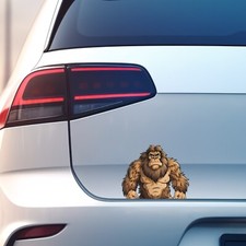 Listing image for Big Foot Sasquatch Peeking Peeping Peeker Peeper Vinyl Sticker Decal 120x95mm