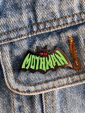 Listing image for Mothman - Large Glow In The Dark Enamel Pin - Excellent Condition