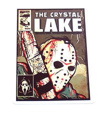 Listing image for Friday the 13th - Cut Sticker Decal Movie Horror Film JASON VORHEES Crystal Lake