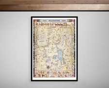Listing image for Yellowstone National Park • Pictorial Map • Giclée Print • Poster • Wall Art