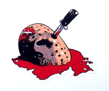 Listing image for Friday the 13th - Cut Sticker Decal Movie Horror Film JASON VORHEES Crystal Lake