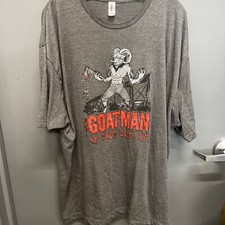 Listing image for Mens Tultrex Grey Short Sleeve T-Shirt Goatman Of Pipe Lick Sz 3X