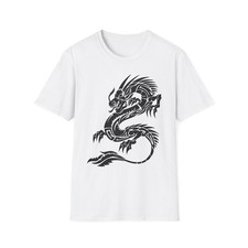 Listing image for Dragon T-Shirt, Mythical Creature Tee, Unisex Graphic Shirt, Fantasy Apparel,