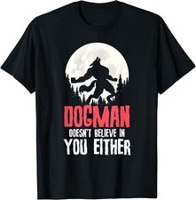 Listing image for NEW LIMITED Cryptid Cryptozoology Monsters Michigan Dogman T-Shirt - MADE IN USA