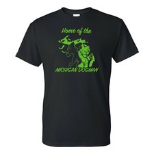 Listing image for Michigan Dogman - Cryptid Hunting Horror T-Shirt - Black