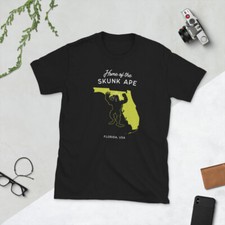 Listing image for Home of the Skunk Ape, Florida USA Cryptid T-Shirt
