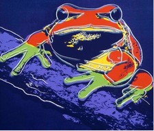 Listing image for Andy Warhol Pine Barrens Tree Frog Medium Poster Stunning