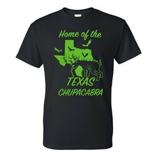 Listing image for Texas Chupacabra - Cryptid Hunting Horror T-Shirt - Black