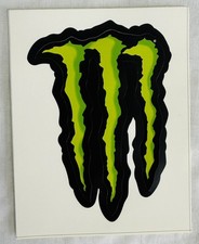 Listing image for Monster Energy A Motorbike sticker motorcycle car decal BUY 1 & GET 4 FREE