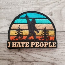 Listing image for SASQUATCH BIG FOOT Sarcastic Funny Tactical Morale Patch Hook and Loop