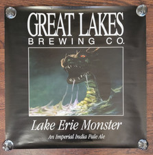 Listing image for Out of Print Great Lakes Brewing Lake Erie Monster 24" x 24" Poster