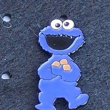 Listing image for the cookie monster Enamel Pin Badge