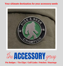 Listing image for New Bigfoot Big Foot wild Bear Hide & Seek pin badge tie pin badge metal Enamel