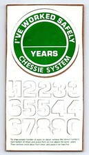 Listing image for Sticker Decal Chessie System Railroad Worked Safely Years