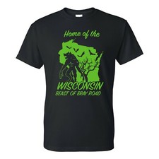 Listing image for Wisconsin Beast of Bray Road - Cryptid Hunting Horror T-Shirt - Black