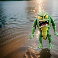 Listing image for Vintage Scooby Doo Figure Beast of the Bottomless Lake Sea Monster