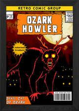 Listing image for OZARK HOWLER CREATURE Framed Wall Art Poster Canvas Print Picture