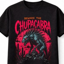 Listing image for Chupacabra Cryptid Monster Horror Gothic Halloween Unisex T-Shirt