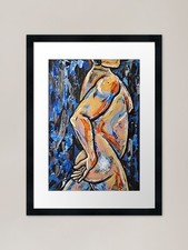 Listing image for lizard man Framed Art Print Framed Wall Art Poster Canvas Print Picture